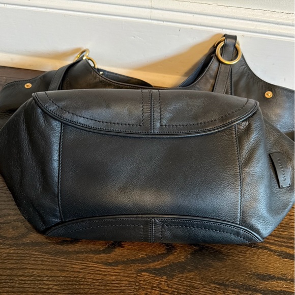 Cole Haan Black Leather Shoulder Bag - Picture 7 of 16